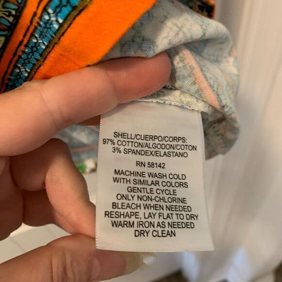 London Times Shift Dress Size 14 Summer Tank Style - Picture 3 of 4